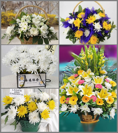 山东青岛胶州市胶莱镇花埠顶村白事提篮配送